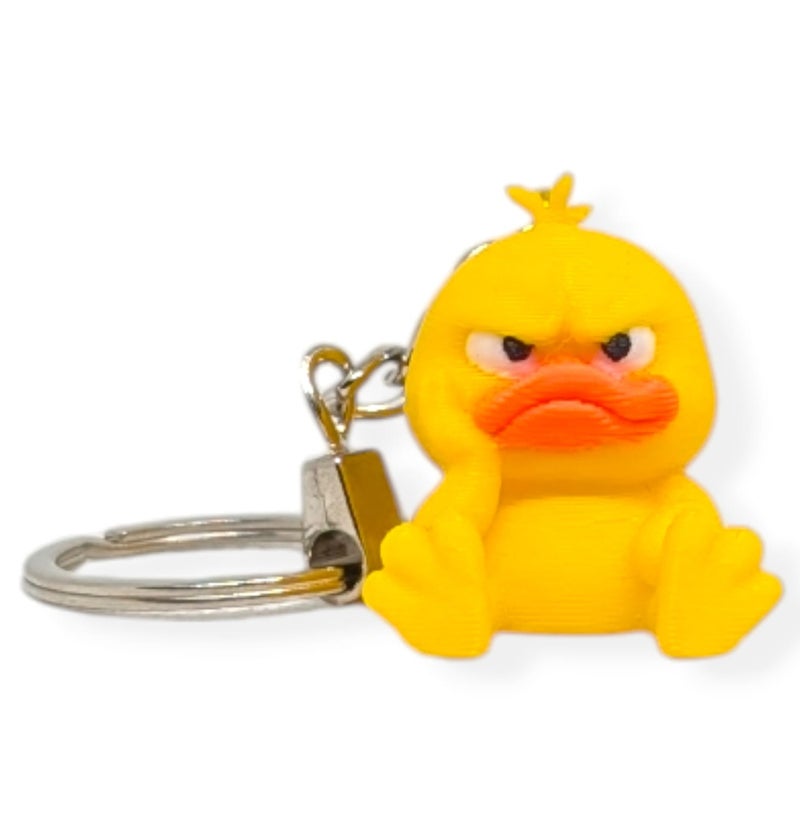 Funny Duck Animal Keychain – A Playful Mini Key chain That Brightens Your Daily Look, Keychain Ring & Backpack Accessory, Fun Gift for Men and Women, Collectible Mini Figure Medal - Image 2